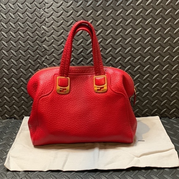 FENDI | Chameleon Leather Satchel - Picture 5 of 17